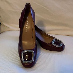 Franco Sarto Pumps, Size 6.5, Black Cherry